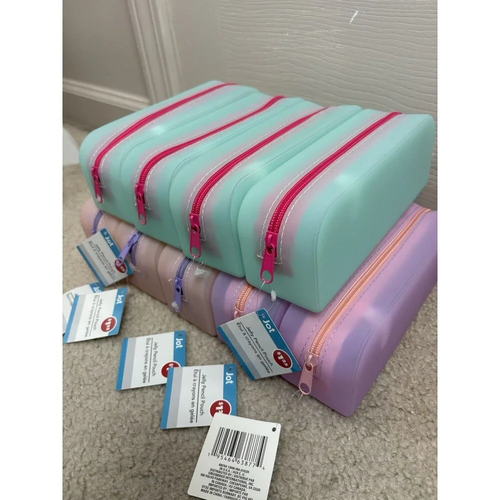 Jot Jelly Pencil Pouch Bundle Lot Of 9